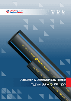Tubes  PEHD </br> Eau Potable PE 100